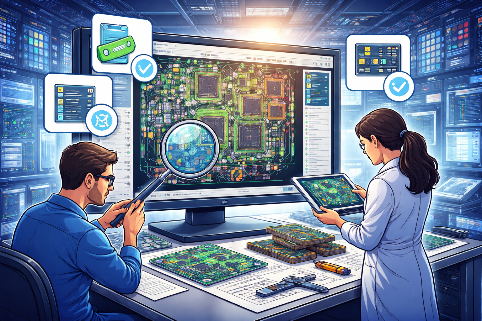 PCB validation workflow using FAB 3000 to verify manufacturing data before fabrication